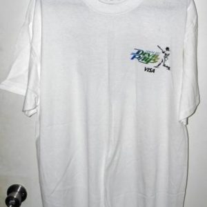 Vtg 1998 Tampa Bay Devil Rays Inaugural Season T-shirt