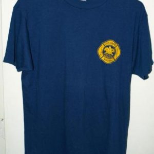 Vintage 80s Lees Summit Missouri Fire Dept Rescue T-shirt