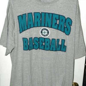 Vintage 90s Starter Seattle Mariners Block Letter T-shirt