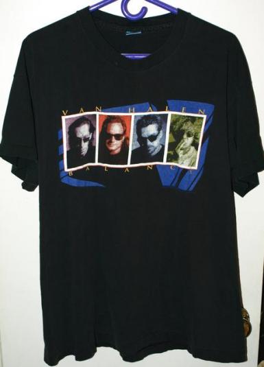 Vintage 90s Van Halen Balance World Tour Concert T-shirt
