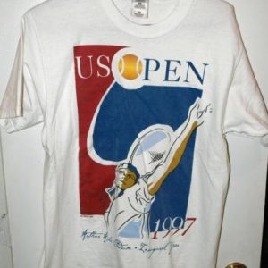 Vintage 1997 US Open Tennis Arthur Ashe Stadium T-shirt