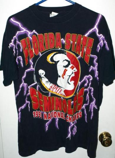 Vintage 1993 Florida State Seminoles National Champs T-shirt
