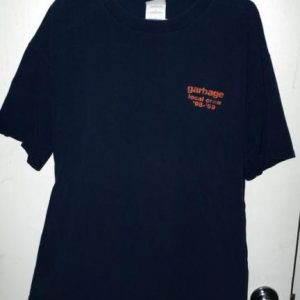 Vintage 90s Garbage Local Crew Concert Tour T-shirt