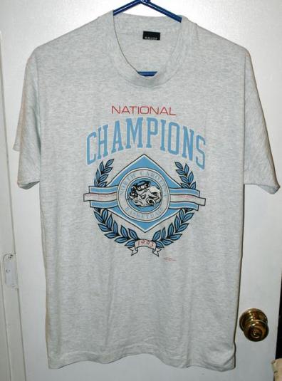 Vintage North Carolina Tarheels 1993 National Champs T-shirt
