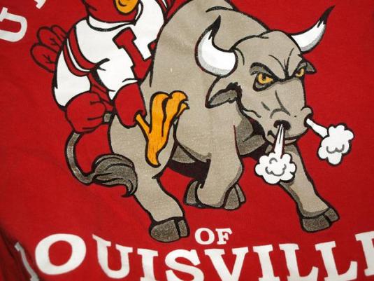 Vintage 90s Univ Louisville Cardinals Alternate Logo T-shirt