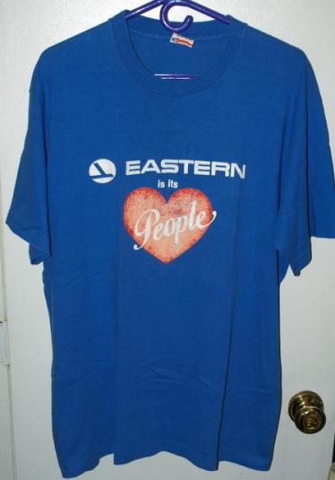 Vintage 90s Eastern Airlines Is Its People T-shirt