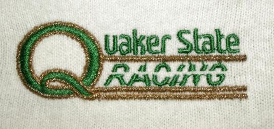 Vintage Quaker State Racing Acrylic Uniform Pullover