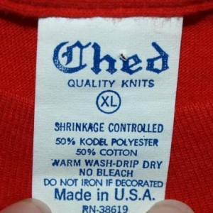 Vintage 70s/80s Ched Haag Drugstore 50/50 T-shirt