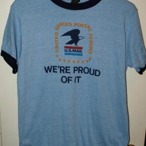 Vintage 80's US Mail Ringer T-Shirt