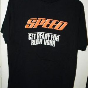 Vtg 90s Speed Get Ready For Rush Hour Movie Promo T-shirt