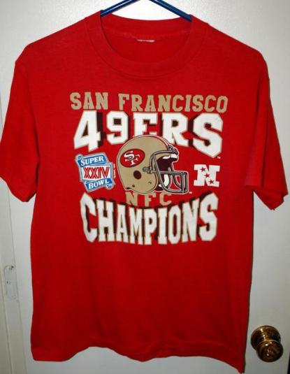 Vintage 1989 San Francisco 49ers Super Bowl XXIV T-shirt