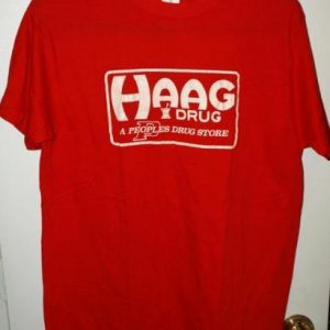 Vintage 70s/80s Ched Haag Drugstore 50/50 T-shirt