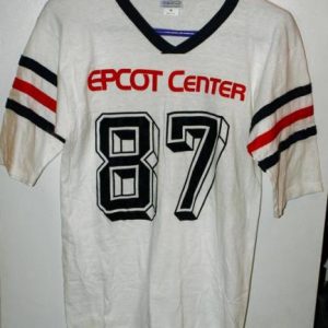 Vintage 80s Disney World Epcot Center Official Shirt Jersey