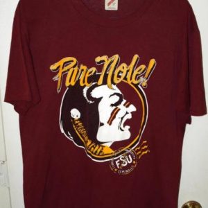Vintage 1991 Florida State Seminoles Pure Nole T-shirt