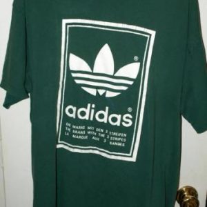 Vintage 90s Trefoil Adidas Forwards Backwards Print T-shirt