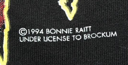 Vtg 90s Bonnie Raitt Longing In Their Hearts Tour T-shirt