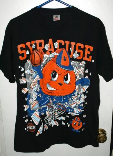 Vintage 90s Syracuse Orange Breakthrough Basketball T-shirt