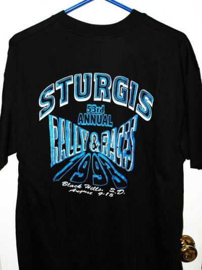 Vintage 1993 53rd Sturgis Black Hills Motor Classic T-shirt