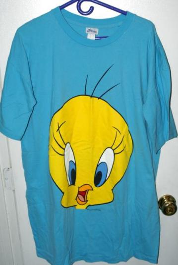 Vintage 90s Flirts OSFA Tweety Bird Looney Tunes T-shirt