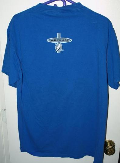 Vintage 90s Logo 7 Tampa Bay Lightning Hockey T-shirt