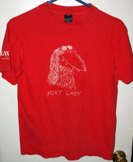 Vintage 1981 Lancers Dinner Wines Foxy Lady T-shirt