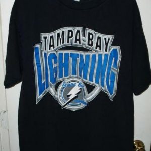 Vintage 90s Logo 7 Tampa Bay Lightning NHL T-shirt
