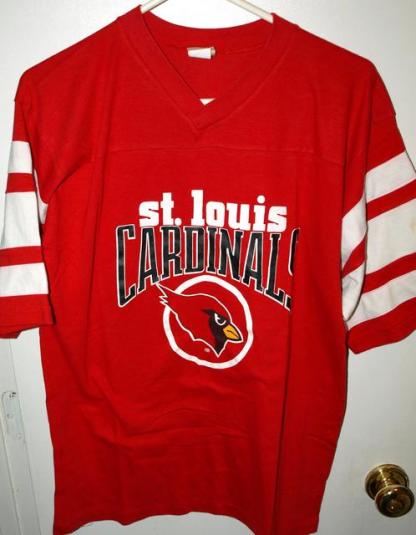 Vintage 50/50 Logo 7 St Louis Cardinals NFL Jersey Shirt