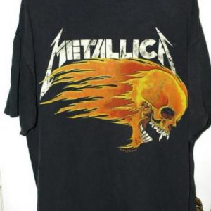 Vtg 90s Metallica Pushead Summer Shit Tour Concert T-shirt