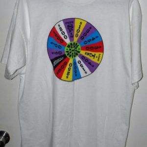 Vintage 90s Wheel of Fortune Game Show T-shirt