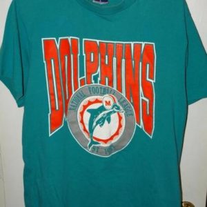 Vintage 90's Trench Ultra Miami Dolphins Big Logo T-shirt