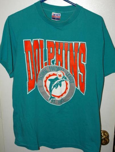 Vintage 90’s Trench Ultra Miami Dolphins Big Logo T-shirt