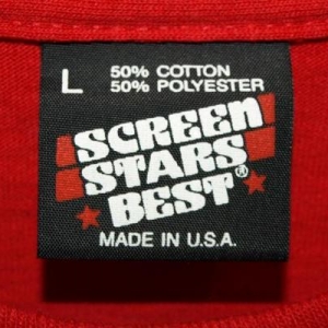Vtg Screen Stars 50/50 University Georgia Bulldogs T-shirt