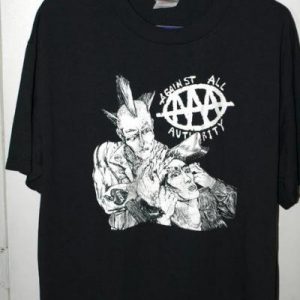 Vintage 90s Against All Authority Tour Concert T-shirt