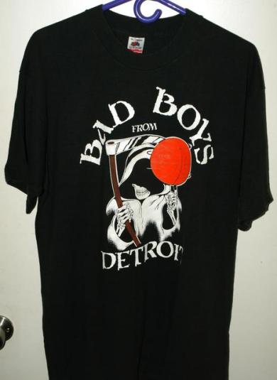 Vintage 80s Pistons Bad Boys From Detroit Basketball T-shirt