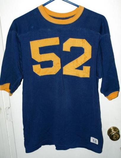 Vintage 60s Champion Knitwear Denim #52 Ringer T-shirt
