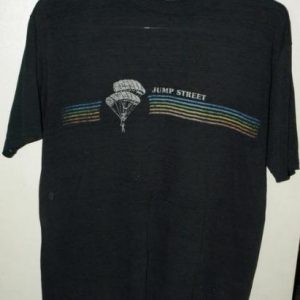 Vintage Jump Street Never Ends Paratrooper Military T-shirt