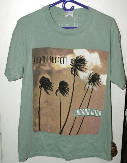 Vintage 90s Jimmy Buffett Banana Wind Tour Concert T-shirt