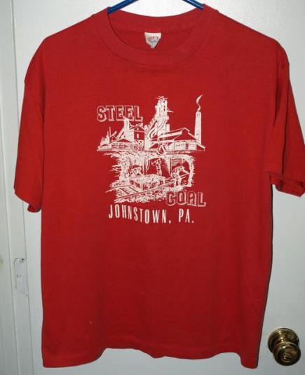 Vintage Hef-T Steel & Coal Johnstown Pennsylvania T-shirt