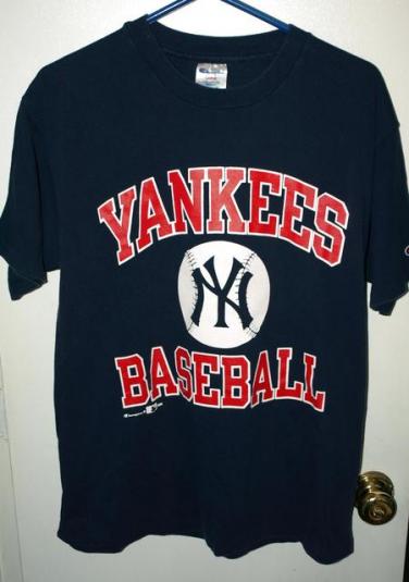 Vintage Champion 1995 New York Yankees Block Letter T-shirt