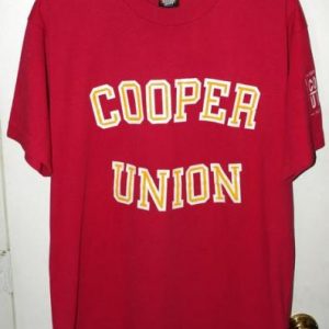 Vtg 90s Cooper Union Engineering Arts School T-shirt