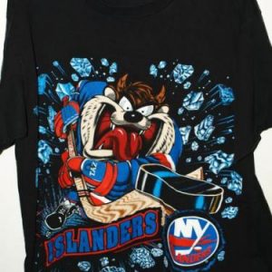 Vintage 1993 Taz Devil New York Islanders T-shirt