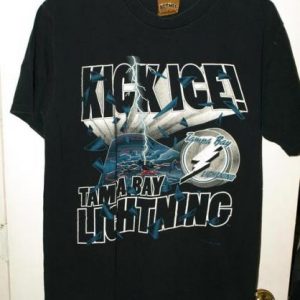 Vintage 90s Tampa Bay Lightning Kick Ice T-shirt