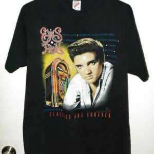 Vtg 90s Elvis Presley Classics Are Forever T-shirt