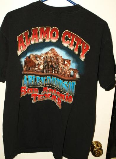 Vintage 1995 Harley Davidson Alamo City Texas T-shirt