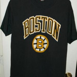 Vintage 50/50 SSB Boston Bruins Classic Block Letter T-shirt