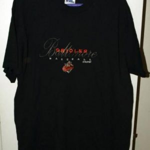 Vintage 90s Pro Player Baltimore Orioles Embroidered T-shirt
