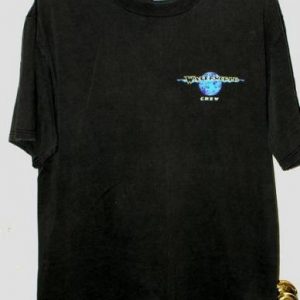 Vintage 90s Waterworld Movie Film Crew Hawaii T-shirt