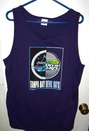 Vintage 90s Logo 7 Tampa Bay Devil Rays Tank Top