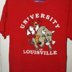 Vintage 90s Univ Louisville Cardinals Alternate Logo T-shirt