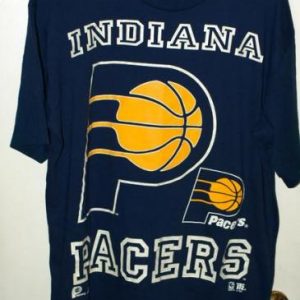 Vintage 90s NBA Indiana Pacers Huge Logo T-shirt
